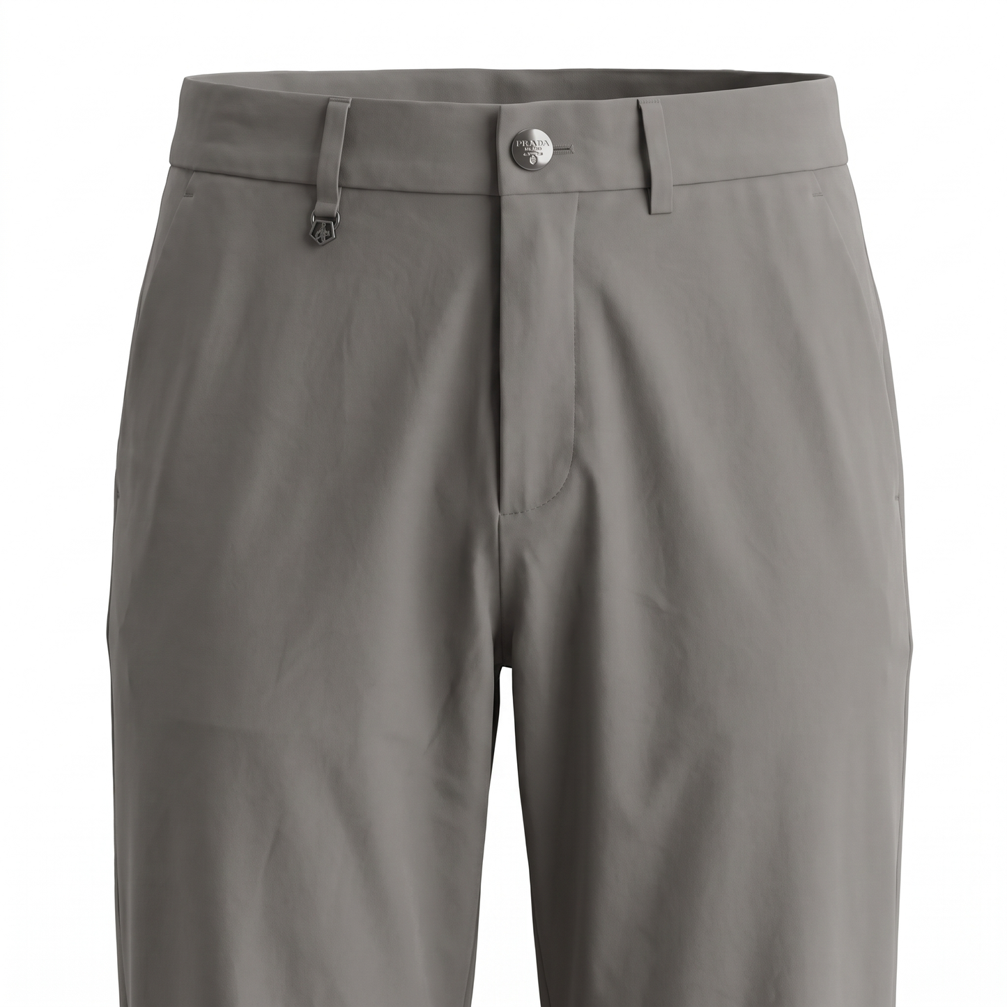 PRADA CLASSIC JOGGER FIT GREY PANTS