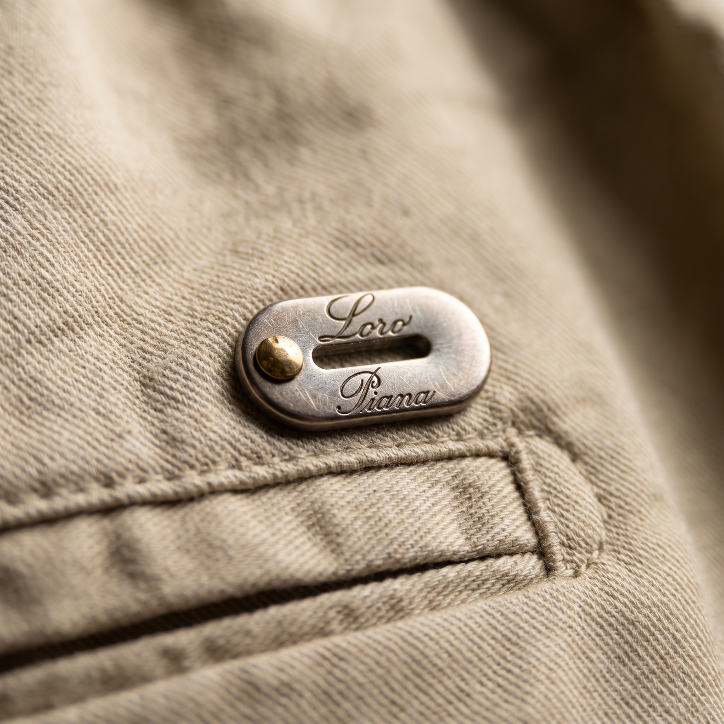 LORO PIANA LINEN PANTS CRÈME
