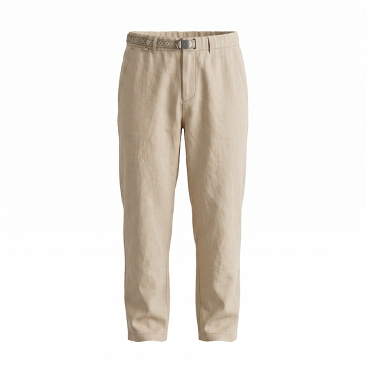 LORO PIANA LINEN PANTS CRÈME