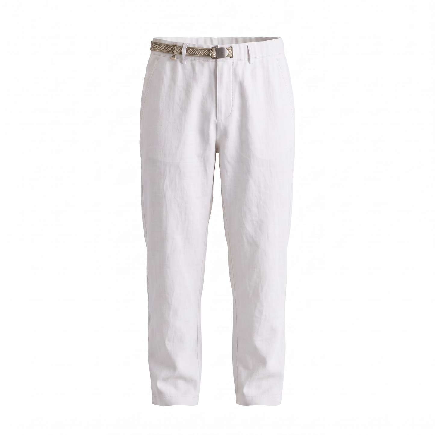 LORO PIANA LINEN PANTS WHITE