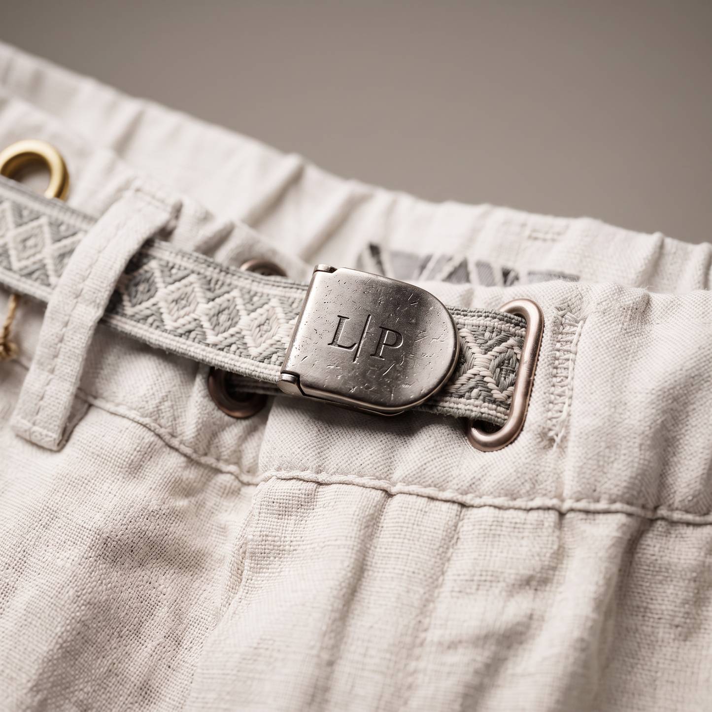 LORO PIANA LINEN PANTS WHITE
